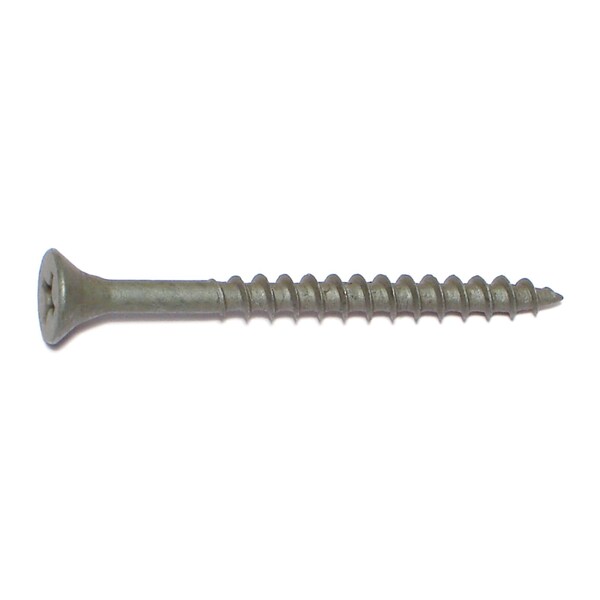 Buildright Deck Screw, #7 x 2 in, Steel, Flat Head, Phillips Drive, 3000 PK 09374 - main
